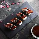 寿司托盘 25*12cm / 个 | Black Stone Plate for Sushi 25*12cm