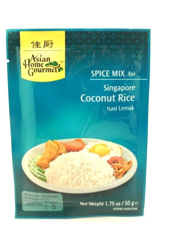  AHG Singapore Coconut Rice Nasi Lemal 50g | AHG 新加坡椰子饭 50g  test33