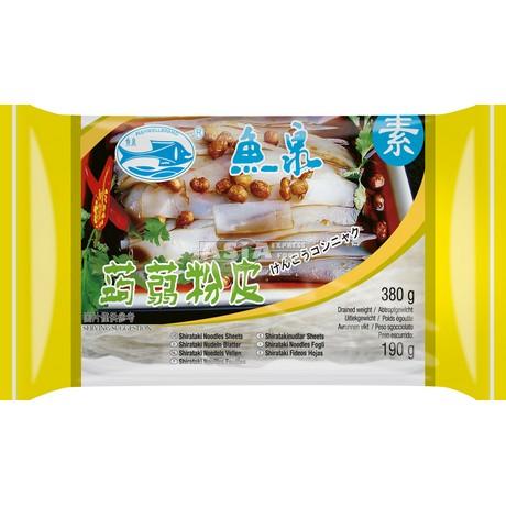 鱼泉 白泷(蒟蒻)粉皮 380g | Fish Well Shirataki Noodles Sheet 380g