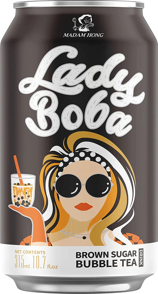 LADY BOBA 黑糖珍珠奶茶 315ml | LADY BOBA Brown Sugar Bubble Milk Tea 315ml