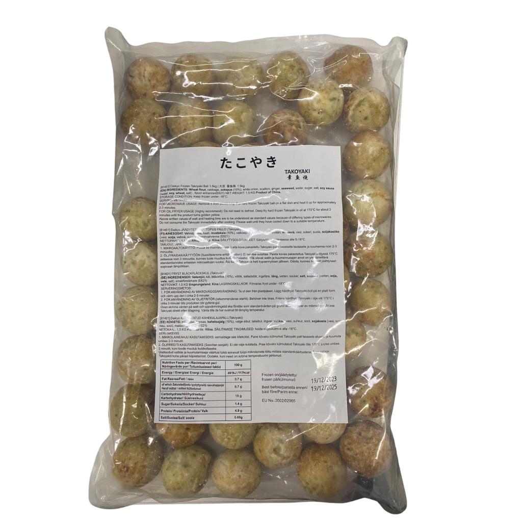 大京 章鱼烧 1.5kg | Daikyo Frozen Takoyaki Ball 1.5kg