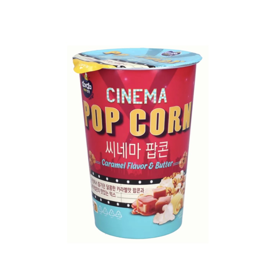 DARDA 电影爆米花 焦糖黄油味 43g | DARDA Cinema Popcorn Caramel Butter Flavor 43g