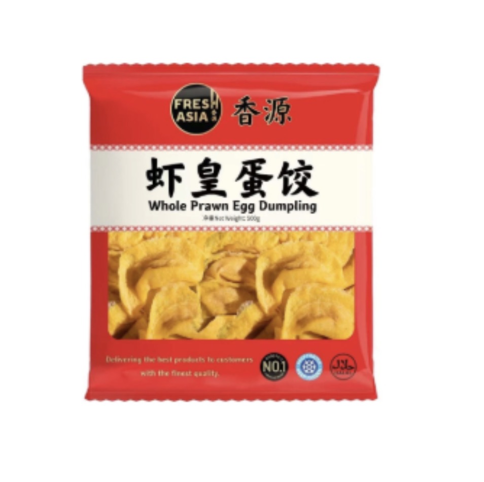 香源 虾皇蛋饺 500g | FF Whole Prawn Egg Dumpling 500g