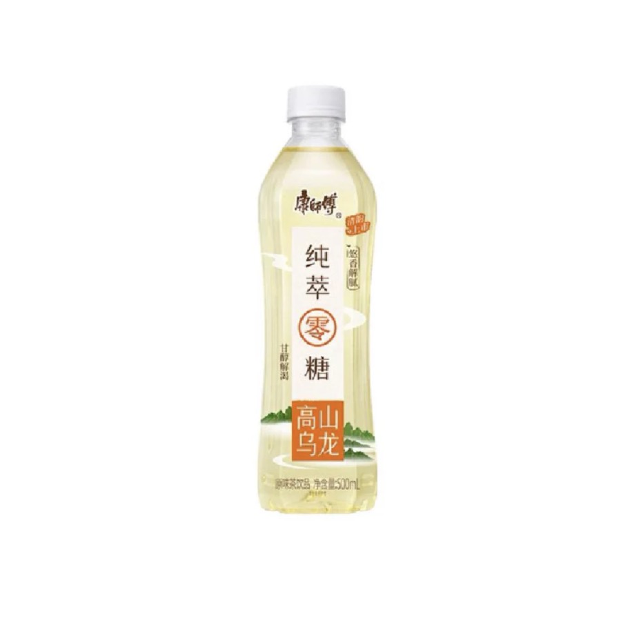 Mr.Kon 0 Sugar Oolong Tea 500ml | 康师傅 纯粹零糖 高山乌龙茶 500ml