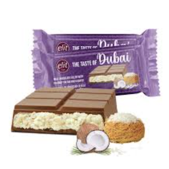 ELIT 迪拜巧克力 椰子味 90g | ELIT Dubai Chocolate Coconut Flavor 90g