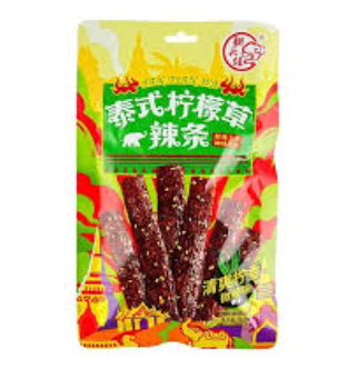 翻天娃 泰式柠檬草辣条 轻辣味 98g | FTW Latiao Lemongrass Light Spicy Flavor 98g
