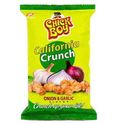 CHICK BOY 玉米脆零食 洋葱蒜味 100g | CHICK BOY California Crunch Corn Snack Onion & Garlic Flavor 100g