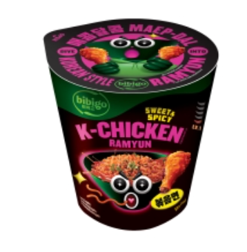 BIBIGO 韩式泡菜拉面 原味 98g | BIBIGO Instant Korean Kimchi Ramen Original Flavor 98g