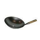 LT 16" Deep Iron Wok with Single Handle | 16寸 单柄深锅